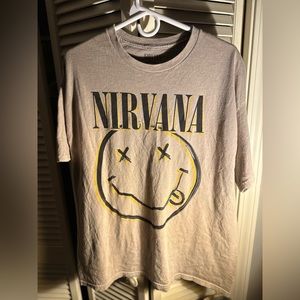 Nirvana Band T Shirt. size xl thrift